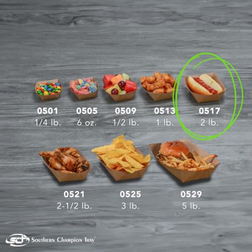 0517 #200 ECO Kraft Paperboard Food Tray