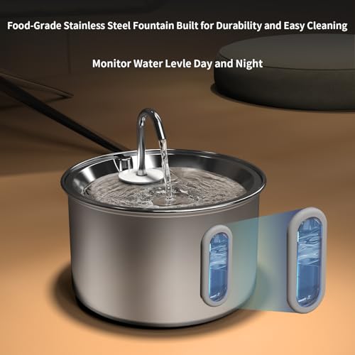 Stainless Steel Cat Water Fountain