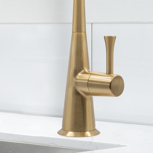 Non-Air-Gap Brass RO Faucet, Brushed Gold