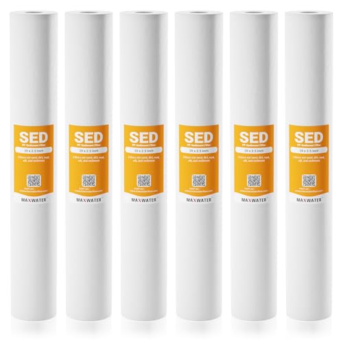 Slim Blue 1 Micron 20 inch x 2.5 inch Whole House Melt (6 Count)