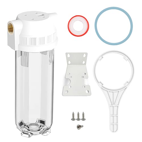 Whole House RV Water Filter Housing Clear
