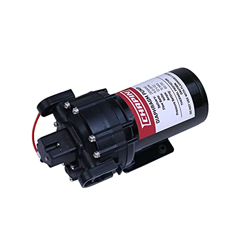 6-9216 12V/5.0 GPM 60 PSI Self-Priming Diaphragm Water Pump for ATVs, Marine, Boating, Water Supply, Camping, RV Recreation & Boom Spray Systems