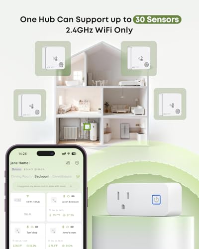 WiFi Room Thermometer Indoor Humidity Monitor