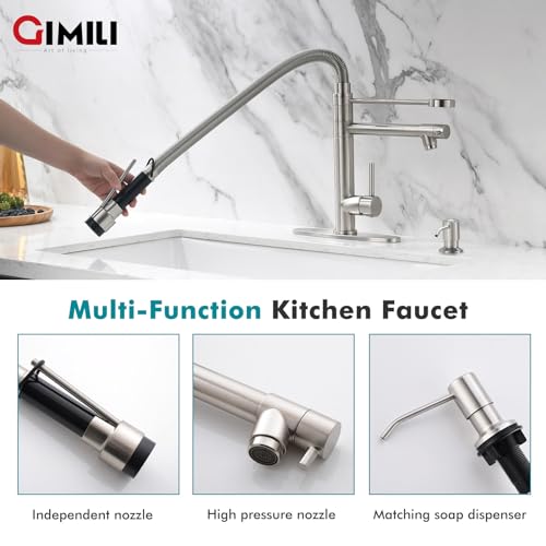 Kitchen Faucet with Soap Dispenser