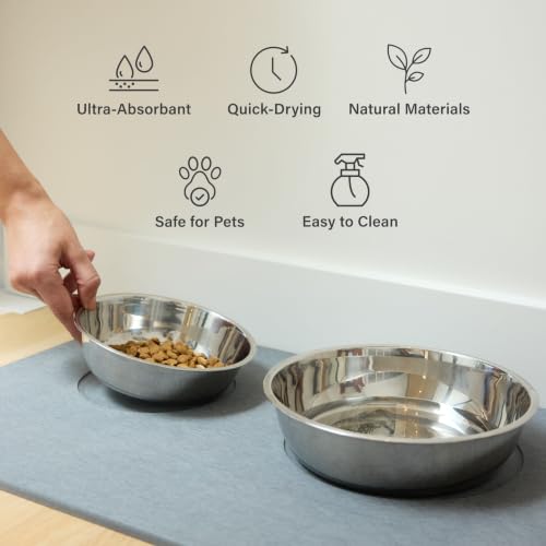 Home Dog Bowl Stone Drying Mat