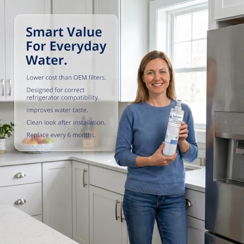 Refresh Refrigerator Water Filter Replacement (3 Count)