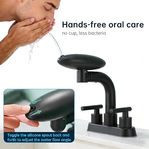 Matte Black Bathroom Sink Faucet