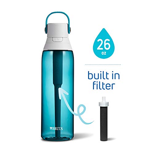 Hard Sided Plastic Premium Filtering Water Bottle