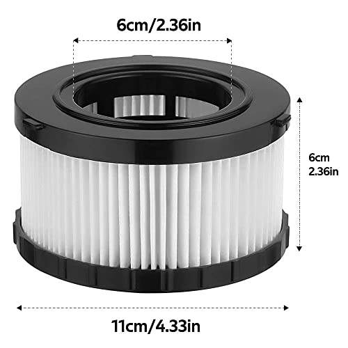 4 Pk DC5151H HEPA Filter Replacement for DEWALT DC515 DCV517 Wet Dry Vac