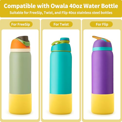Silicone Water Bottle Boot for Owala 40 oz
