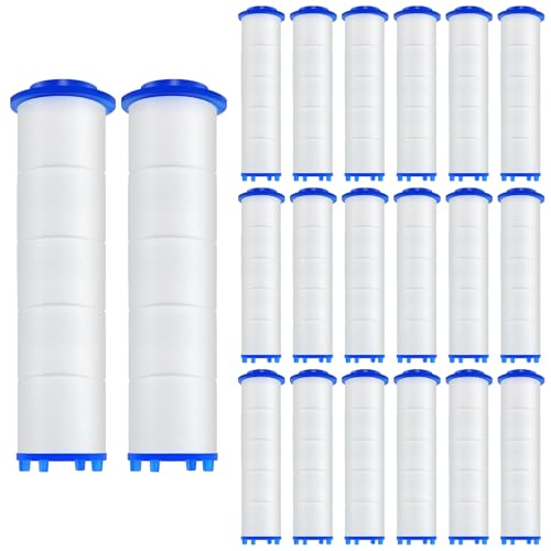 20 Pack Shower Filter Shower Head Filter PP Cotton Filter Handheld (20 Count)