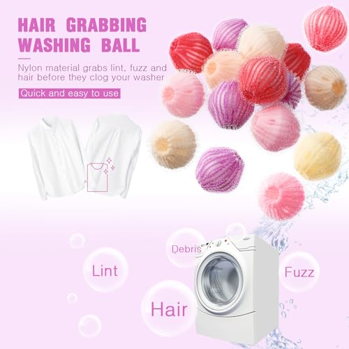 12 Pieces Pet Hair Remover for Laundry
