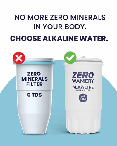 5‑Stage Alkaline Pitcher Water Filter 2‑Pack (2 Count)