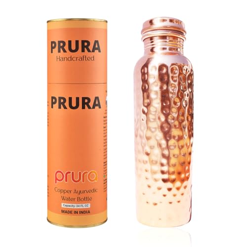 Hammered Copper Water Bottle