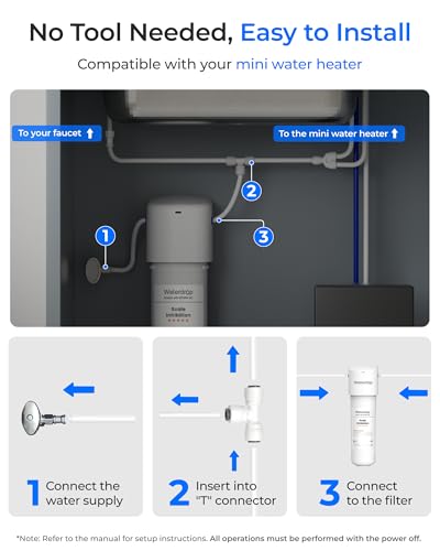 10UE SC Under Sink Water Filter for Instant Hot and Cold Water Dispenser System