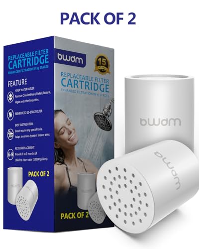 Shower Filter Replacement Cartridge (2 Count)