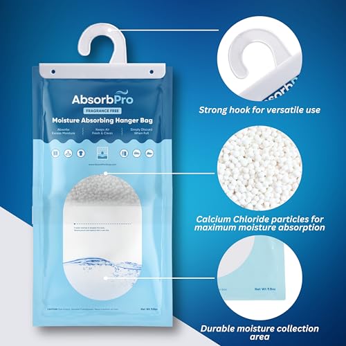 Hanging Moisture Absorber Bags 9.8 oz (10 Count)