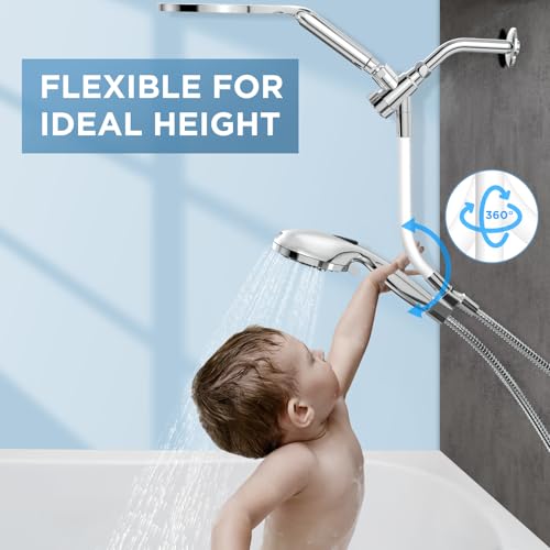 Dual Handheld Shower Head Combo