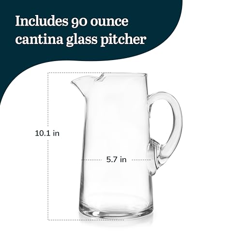 Cantina Clear Glass Pitcher