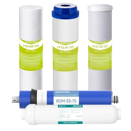 5 Stage 75 GPD Reverse Osmosis Replacement Filter Set