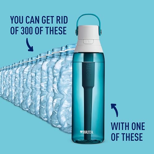 Hard Sided Plastic Premium Filtering Water Bottle