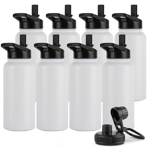 32 oz Insulated Water Bottle Bulk (8 Count)