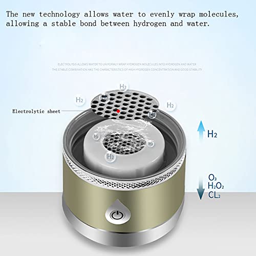 Hydrogen Rich Water Bottle Portable Hydrogen Alkaline Water Generator Ionizer Mode 3 Mins Make Hydrogen Content Up to 1200