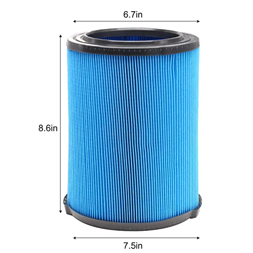 VF5000 Replacement Filter for Ridgid Shop Vac 6 (2 Count)