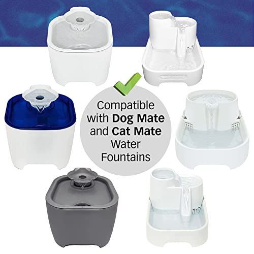 Replacement Water Filter Cartridges for Cat Mate & Dog Mate Fountains (10 Count)