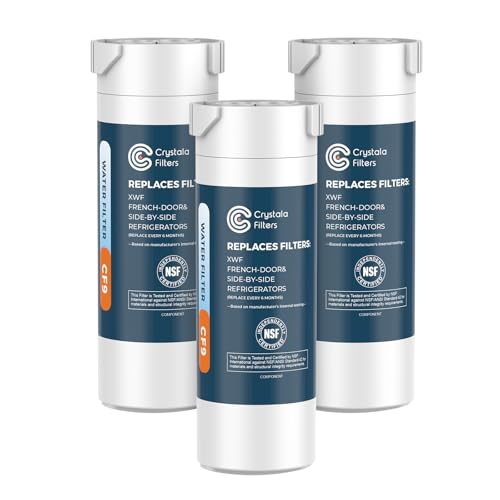 XWF Refrigerator Water Filter Compatible with GE 3 Pack (3 Count)