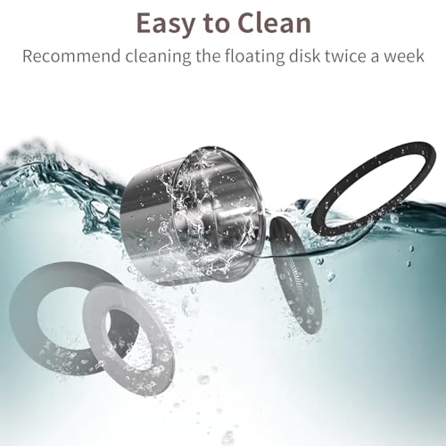 6.5L Dog Water Bowl No Spill 1.6 Gallon Stainless Steel Water Bowl with 4 Filters for Dogs 220oz Large Capacity No Splash Slow Drinking Feeder with Anti