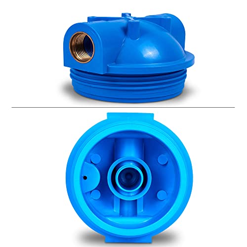 10 Inches Transparent Standard Whole House Water Filter System with Presser Relief Valve