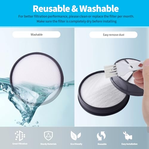 Vacuum Filter Set for Hoover UH72400