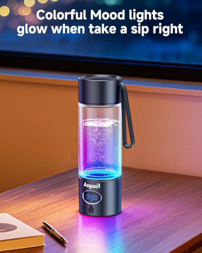 360ml Portable Hydrogen Water Bottle Generator with PEM