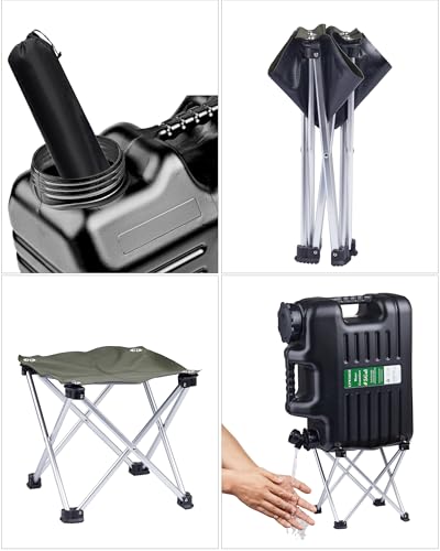 5 Gallon Water Jug with Folding Stool