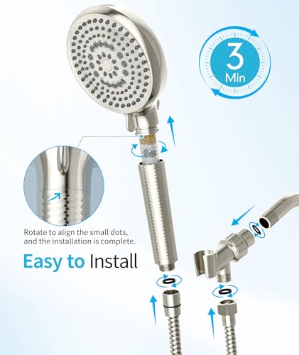 Filtered Shower Head with Handheld