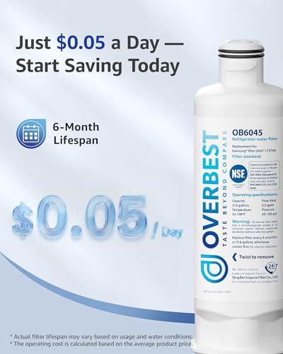 OB6045 Water Filter Replacement for Samsung® DA97 (3 Count)