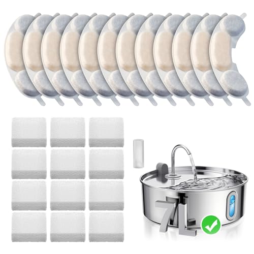 Official 12 PCS Filters & 12 Sponge for 7L