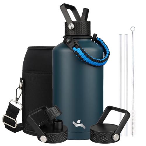 87 oz Insulated Stainless Steel Water Bottle Jug with Handle