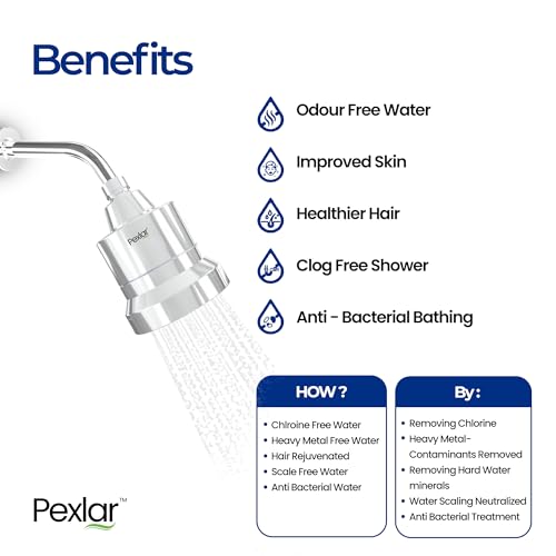 Multi Stage Shower Head Filter for Hard Water