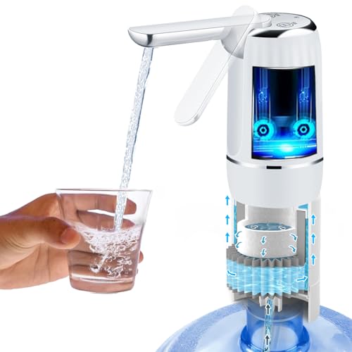 Gallon Bottle Foldable Electric Pump Filter (2 Count)