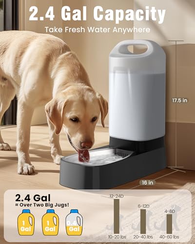 Automatic Dog Water Bowl Dispenser (2.87 Pound)