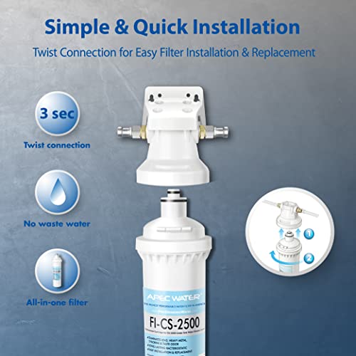 CS 2500 Ultra High Capacity Under Sink Water Filtration System