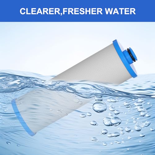 KW1 RV Water Filter 2.5 x 10" Compatible with RCS (4 Count)