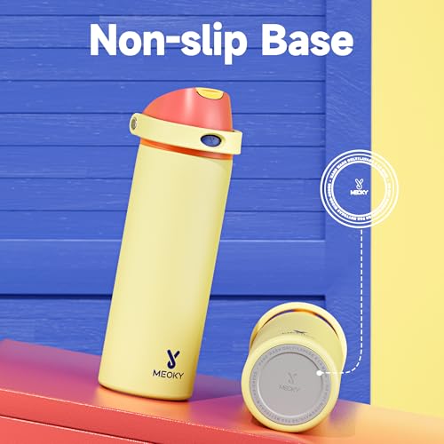 24 oz Insulated Water Bottle with Straw