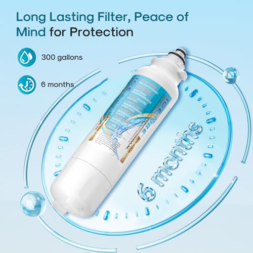 Alkaline ADQ73613401 Water Filter and LT120F Air Filter (3 Count)