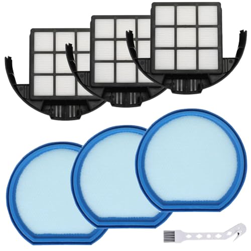 6 Pack Vacuum Filter Set Compatible with Hoover T