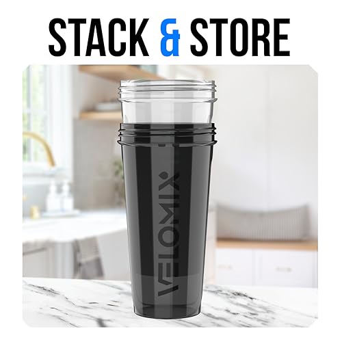 2 Pack 28oz Protein Shaker Bottle for Protein Mixes (2 Count)