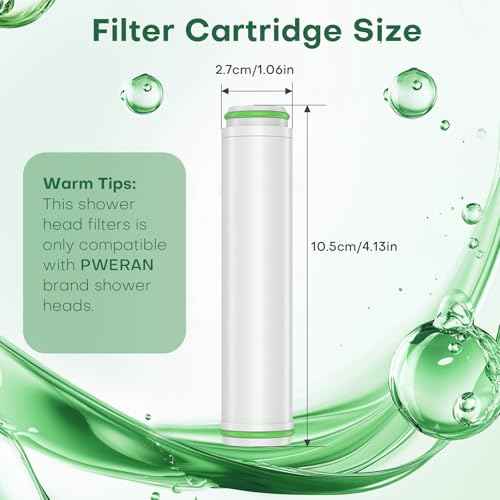 Shower Filter for Handheld Shower Head (3 Count)