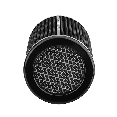 Black 3 3.5 4 inch Universal Cold Air Intake Filter 76mm 89mm 101mm